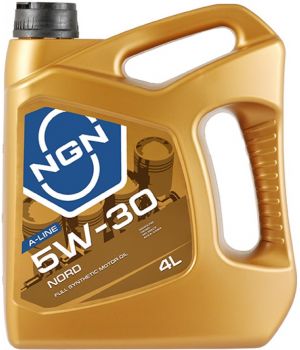 Моторное масло NGN A-Line NORD 5W-30, 4л