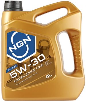Моторное масло NGN A-Line EXCELLENCE DXS 5W-30 SN/CF, 4л