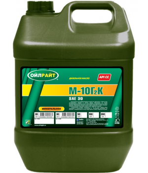 Моторное масло OILRIGHT М-10Г2К, 20л