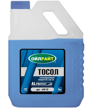 Охлаждающая жидкость OILRIGHT Тосол -40, 3кг