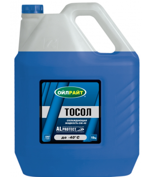 Охлаждающая жидкость OILRIGHT Тосол -40, 10кг
