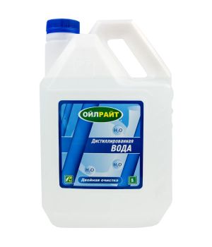 Вода дистиллированная OILRIGHT, 5л
