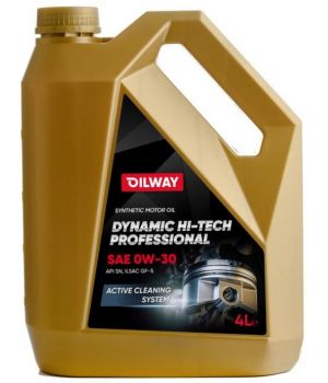 Моторное масло Oilway Dynamic Hi-Tech Professional 0W-30, 4л