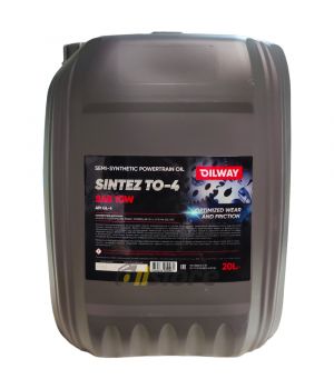 Трансмиссионное масло Oilway Sintez TO-4 10W API GL-4, 20л