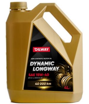Моторное масло Oilway Dynamic LongWay 15W-40, 4л