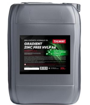 Гидравлическое масло Oilway Gradient Zinc Free HVLP 46, 20л