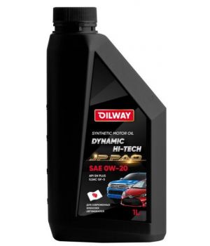 Моторное масло Oilway Dynamic Hi-Tech JP PAO 0W-20, 1л