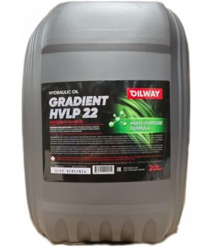 Гидравлическое масло Oilway Gradient HVLP 22, 20л