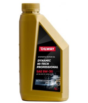 Моторное масло Oilway Dynamic Hi-Tech Professional 5W-30, 1л