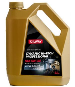 Моторное масло Oilway Dynamic Hi-Tech Professional 5W-30, 4л