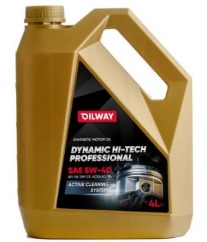 Моторное масло Oilway Dynamic Hi-Tech Professional 5W-40, 4л