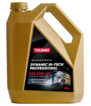 Моторное масло Oilway Dynamic Hi-Tech Professional 10W-40, 4л