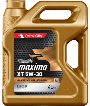 Моторное масло Petrol Ofisi MAXIMA XT 5W-30, 4л