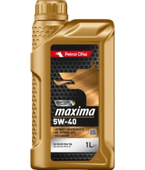 Моторное масло Petrol Ofisi MAXIMA 5W-40, 1л