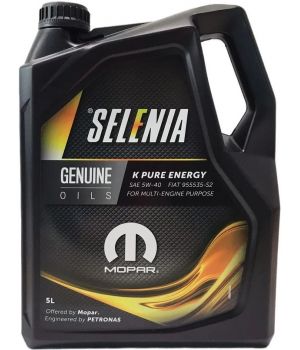 Моторное масло PETRONAS SELENIA MOPAR K PURE ENERGY 5W-40, 5л