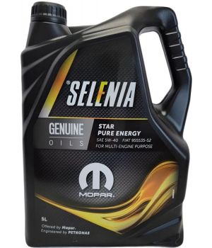 Моторное масло PETRONAS SELENIA MOPAR STAR PURE ENERGY Multi Air 5W-40, 5л