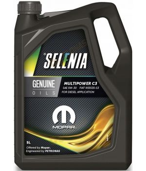Моторное масло PETRONAS SELENIA MOPAR Multipower C3 5W-30, 5л