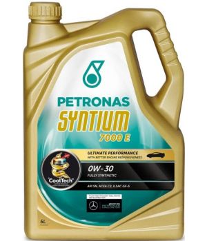 Моторное масло Petronas Syntium 7000 E 0W-30, 5л
