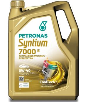 Моторное масло Petronas Syntium 7000 E 0W-40, 5л