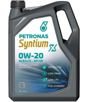 Моторное масло Petronas Syntium X 0W-20 C5, 5л