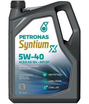 Моторное масло Petronas Syntium X 5W-40 A3/B4, 5л