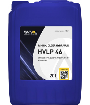 Гидравлическое масло RINNOL OLGER HYDRAULIC HVLP 46, 20л