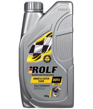 Тормозная жидкость ROLF BRAKE & CLUTCH FLUID DOT-4, 910гр