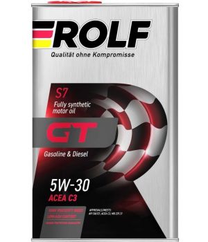 Моторное масло ROLF GT 5W-30 API SN/CF (металл), 1л