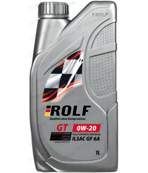 Моторное масло ROLF GT 0W-20, API SP, ILSAC GF-6A, 1л