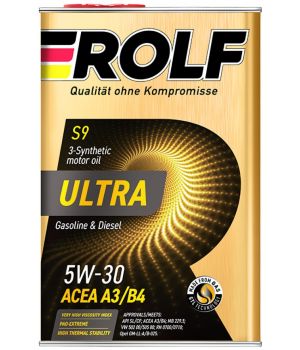 Моторное масло ROLF ULTRA 5W-30 ACEA A3/B4 API SL/CF, 1л