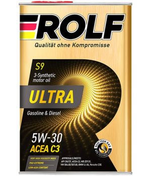Моторное масло ROLF ULTRA 5W-30 ACEA C3 API SN/CF, 1л