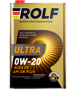 Моторное масло ROLF ULTRA 0W-20 C5 SN PLUS, 1л