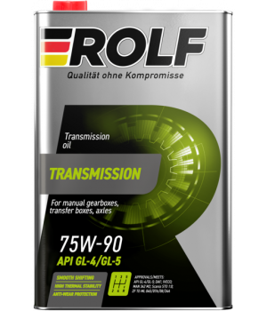 Трансмиссионное масло ROLF Transmission 75W-90 API GL-4/GL-5, 1л
