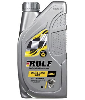 Тормозная жидкость ROLF BRAKE & CLUTCH FLUID DOT-4, 1л