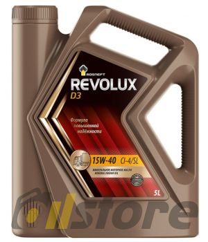 Моторное масло Роснефть Revolux D3 15W-40, 5л