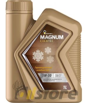 Моторное масло Роснефть RN Magnum Coldtec 5W-30, 1л