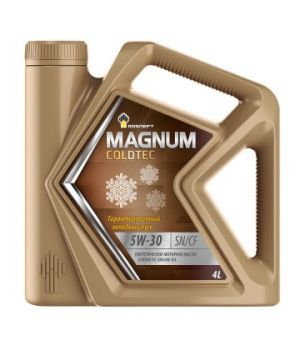 Моторное масло Роснефть Magnum Coldtec 5W-30, 4л