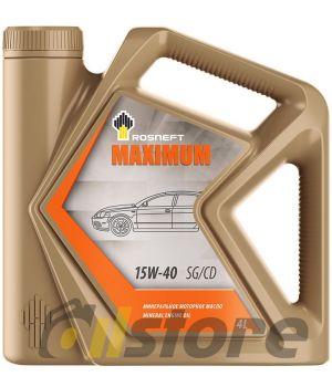 Моторное масло Роснефть RN Maximum 15W-40, 4л