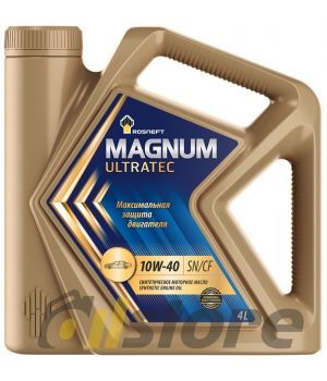 Моторное масло Rosneft Magnum Ultratec 10W-40 (РНПК), 4л