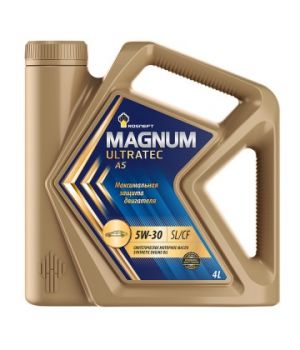 Моторное масло Rosneft Magnum Ultratec A5 5W-30, 4л