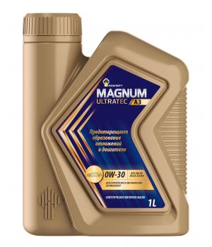 Моторное масло Rosneft Magnum Ultratec A3 0W-30, 1л