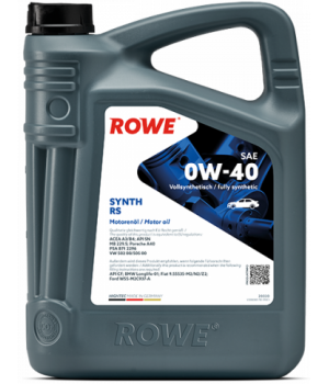 Моторное масло ROWE HIGHTEC SYNTH RS 0W-40, 4л
