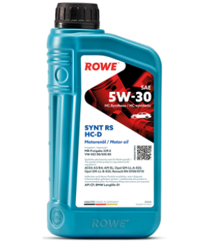 Моторное масло ROWE HIGHTEC SYNT RS HC-D 5W-30, 1л