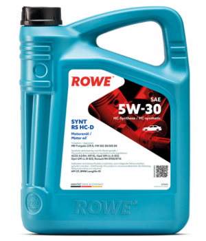 Моторное масло ROWE HIGHTEC SYNT RS HC-D 5W-30, 5л