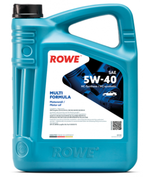 Моторное масло ROWE HIGHTEC MULTI FORMULA 5W-40, 5л