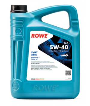 Моторное масло ROWE HIGHTEC SYNT ASIA 5W-40, 4л