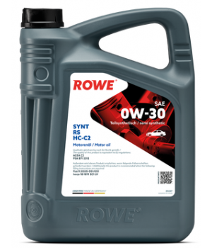 Моторное масло ROWE HIGHTEC SYNT RS 0W-30 HC-C2, 5л
