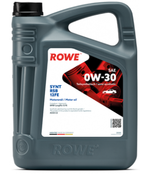 Моторное масло ROWE HIGHTEC SYNT RSB 12FE 0W-30, 5л