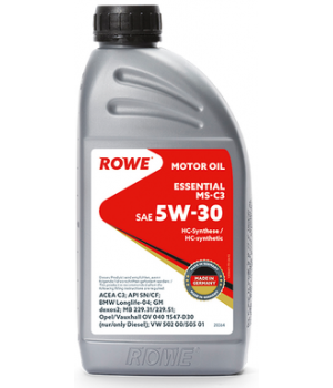 Моторное масло ROWE ESSENTIAL 5W-30 MS-C3, 1л