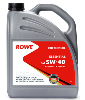 Моторное масло ROWE ESSENTIAL 5W-40, 5л